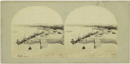 View of the harbour of Aswan, Egypt