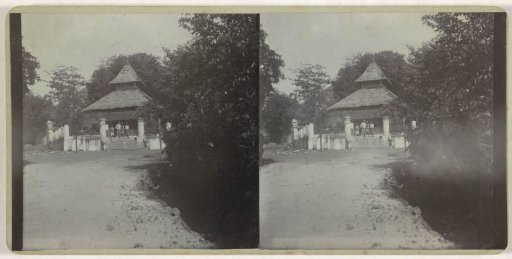 View of a house on one of the Banda Islands, Indonesia