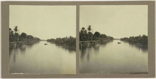 View of the Sungai Martapura, Kalimantan