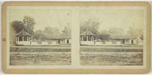 View of a Chinese temple in Bogor, Java