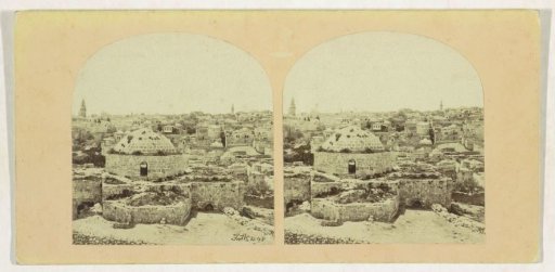 View of Jerusalem with the Church of St. Anne in the foreground