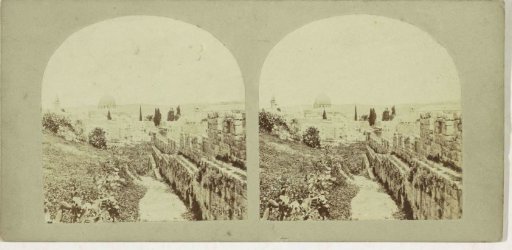 View of Jerusalem from the southern city wall