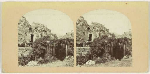 Roman aqueduct in Banias, Syria