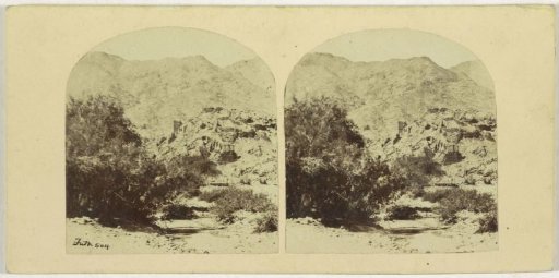 Ruins of a bishop's palace in the Wadi Feiran valley