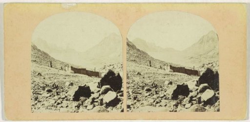 View of the Convent of St. Catherine in the Sinai Desert