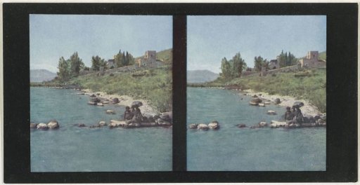 View of former Bethsaida on the Sea of Tiberias