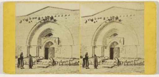Entrance of the Tomb of Mary, Kidron Valley