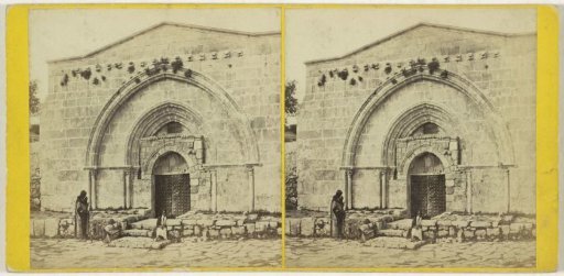 Entrance of the Tomb of Mary, Kidron Valley