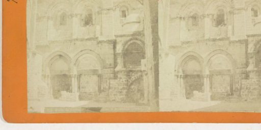 Entrance of the Church of the Holy Sepulchre, Jerusalem