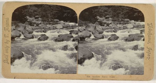 Rapids in the Dai River near Nikko, Japan