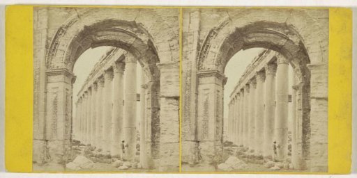 Colonnade in Palmyra, Syria