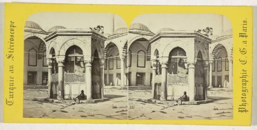 Şadırvan in the courtyard of the Sultan Ahmed Mosque, Istanbul