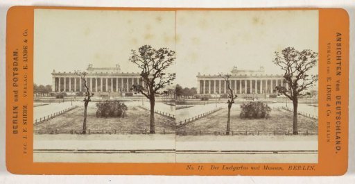 View of the Altes Museum from the Lustgarten, Berlin