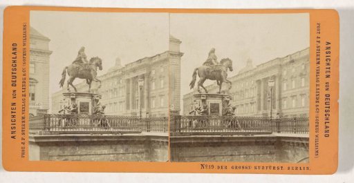 Equestrian Statue of Frederick William I of Brandenburg on the Lange Brücke, Berlin