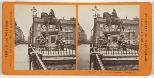 Equestrian Statue of Frederick William I of Brandenburg on the Lange Brücke, Berlin