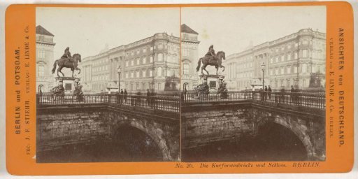 Equestrian Statue of Frederick William I of Brandenburg on the Lange Brücke, Berlin