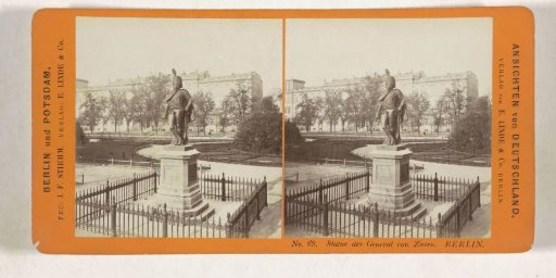 Statue of General Hans Joachim von Zieten on the Zietenplatz, Berlin