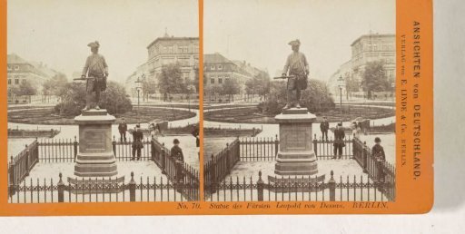 Statue of Leopold I of Anhalt-Dessau on the Zietenplatz, Berlin