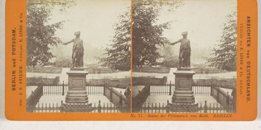 Statue of Field Marshal James Francis Edward Keith on the Wilhelmplatz, Berlin