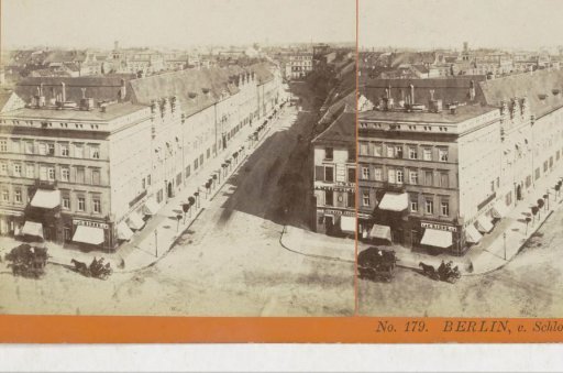 View of Berlin from the Berlin City Palace, viewed towards the Breite Strasse