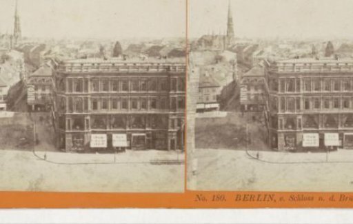 View of Berlin from the Berlin City Palace, with the tower of the Petrikirche on the left