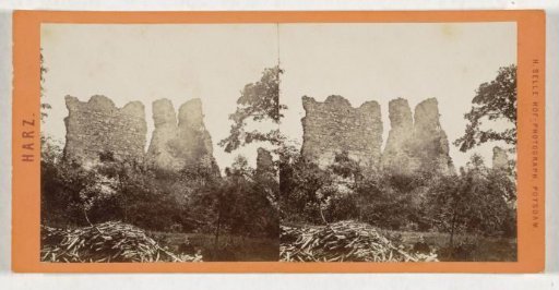 Lauenburg Castle Ruin in the Harz