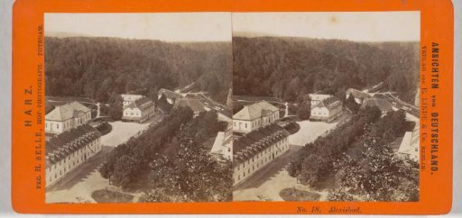 View of Alexisbad in the Harz