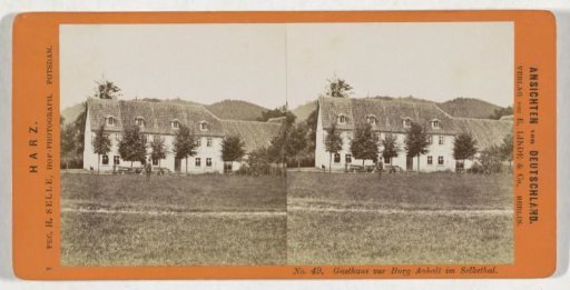 Guesthouse at Burg Anhalt in the Selke Valley