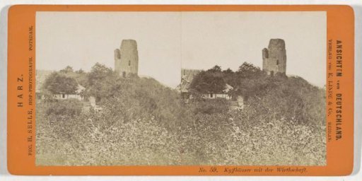 Barbarossa Gate of the ruins of Kyffhausen Castle