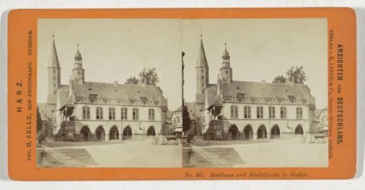 Town hall and Market Church of Goslar