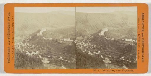 View of Schwarzburg from the Trippstein