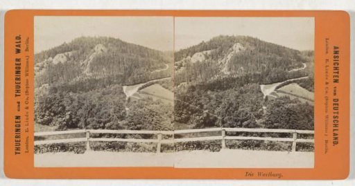 View of the Metilstein, seen from the Wartburg