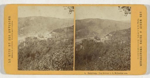 View of Heidelberg Castle, seen from the Molkenkur