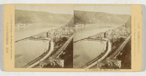View of Sankt Goar and the Rhine