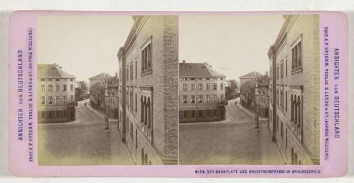 Bankplatz and the Bruchthorstrasse, Brunswick