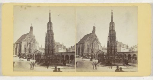 Schöner Brunnen and Our Lady's Church, Nuremberg
