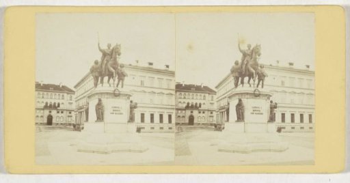 Equestrian statue of Ludwig I of Bavaria on the Odeonsplatz in Munich