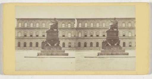 Statue of Maximilian I Joseph of Bavaria in front of the Residence of Munich