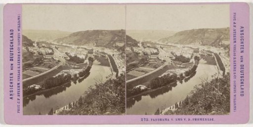 View of Bad Ems, Germany
