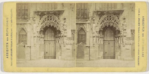 Portal of the St. Sebaldus Church in Nuremberg, Germany
