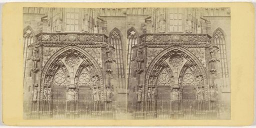 Portal of the Church of Our Lady in Nuremberg, Germany