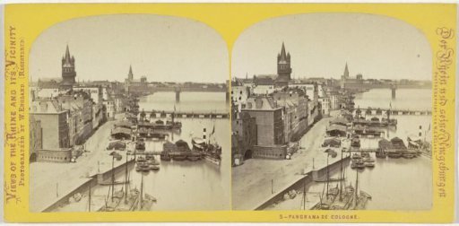 View of Cologne and the Rhine, Germany