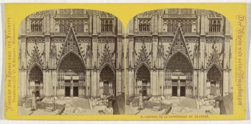 Portal of the Cathedral in Cologne, Germany