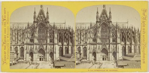 Side portal of the Cathedral in Cologne, Germany