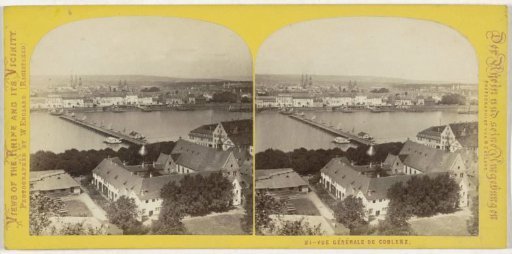 View of Koblenz and the Rhine, Germany