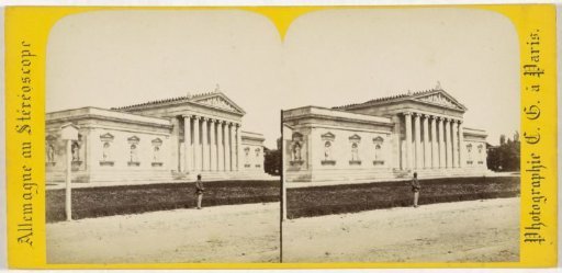 Exterior of the Glyptothek in Munich