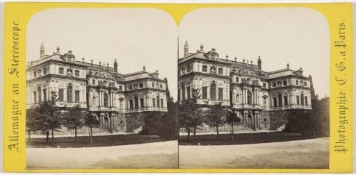 Palace in the Großer Garten in Dresden, Germany