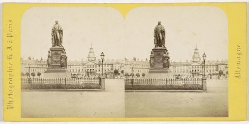 Statue of Grand Duke Charles Frederick of Baden in Karlsruhe, Germany