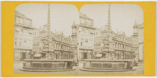 Fountain on the Liebfrauenberg in Frankfurt am Main, Germany