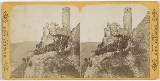 Ruins of Ehrenfels Castle near Rüdesheim, Germany